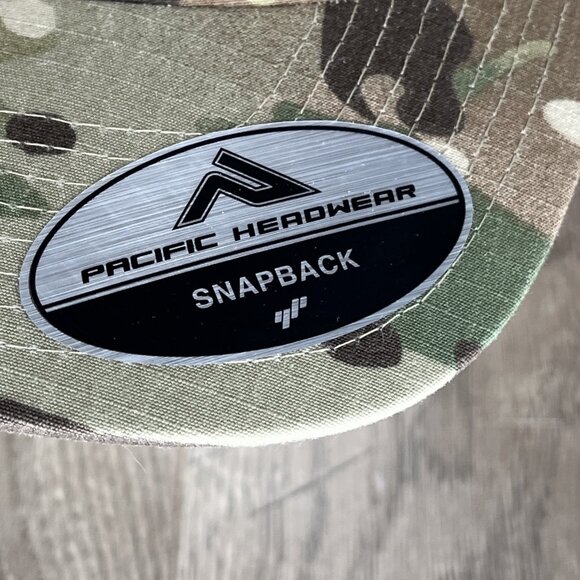 Fortline Waterworks Trucker Hat Camo Cap Pacific Snapback - Picture 8 of 12